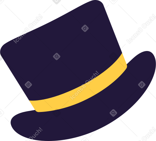 magician hat Illustration in PNG, SVG
