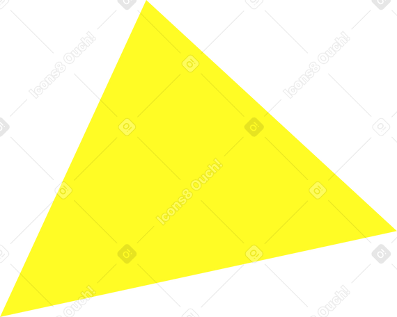 yellow triangle PNG, SVG