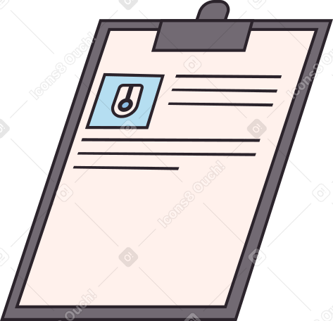 clipboard with information PNG, SVG