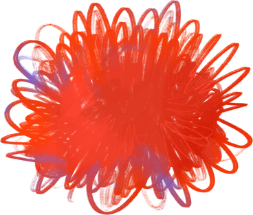 red abstract scribble PNG, SVG