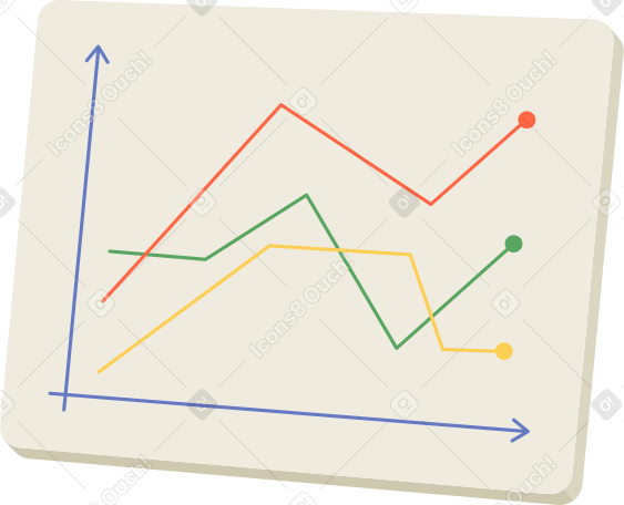 Grafico multicolore PNG, SVG