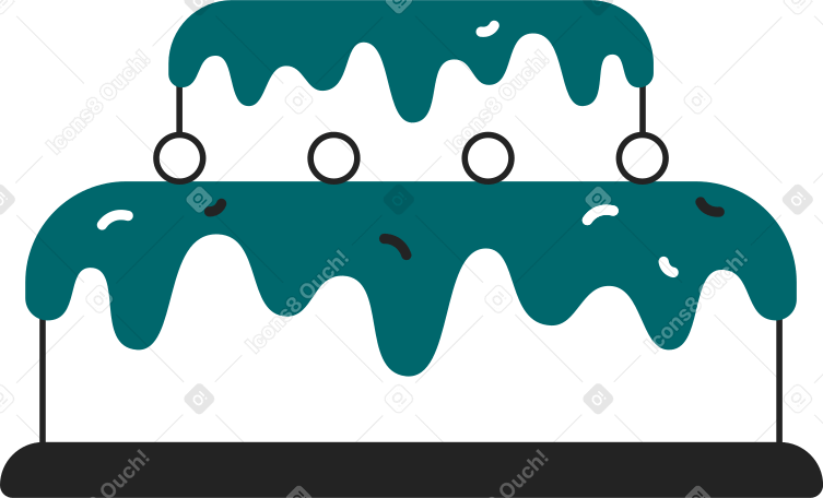 two-tier cake PNG, SVG