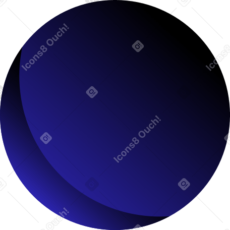 dark blue planet Illustration in PNG, SVG
