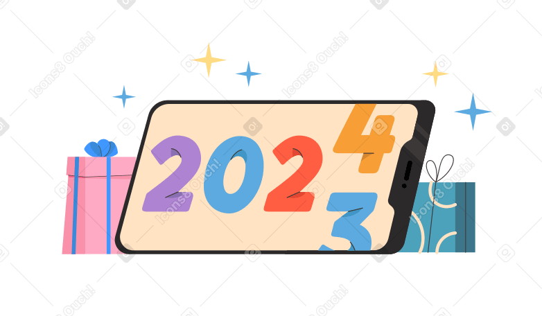 Ano novo 2024 PNG, SVG