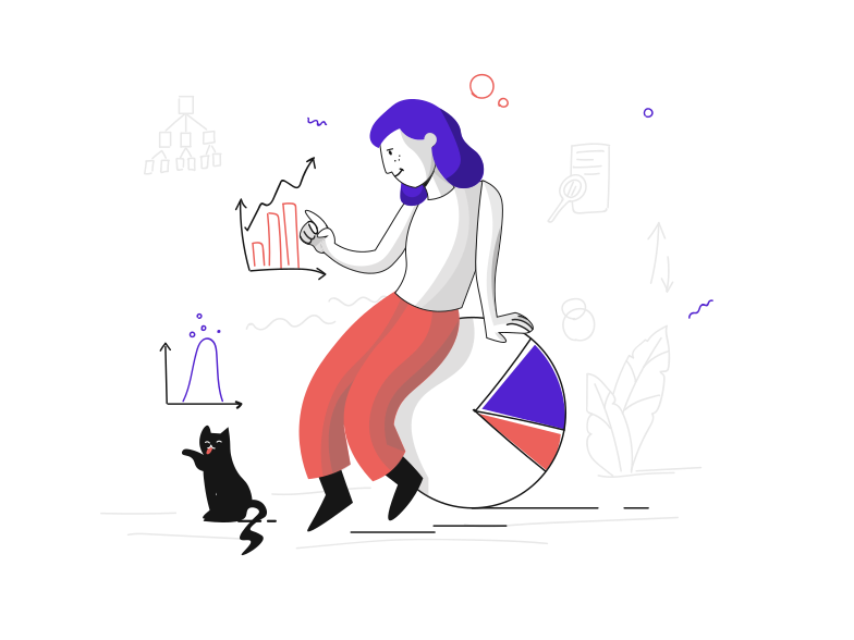 Immagine Vettoriale analisi dei dati in PNG e SVG in stile | Illustrazioni Icons8