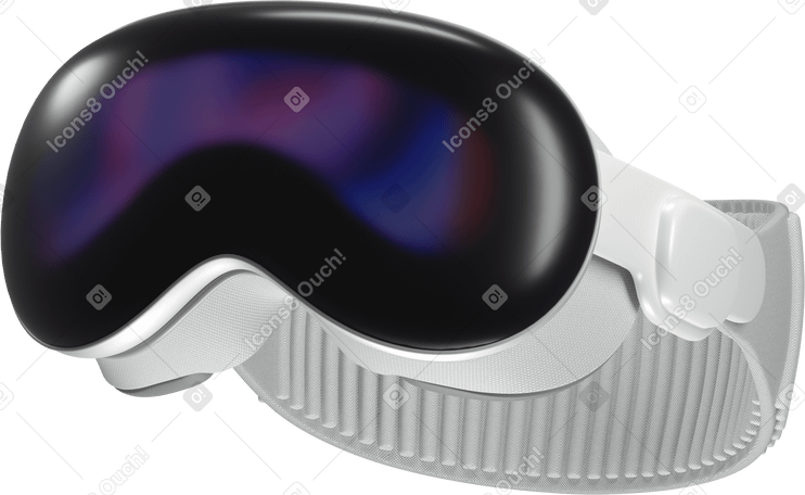 3D vr headset pro dise view PNG, SVG