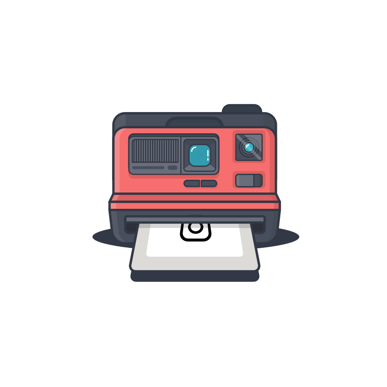 Immagine Vettoriale Polaroid in PNG e SVG in stile | Illustrazioni Icons8