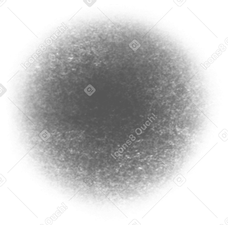 soft gray sphere Illustration in PNG, SVG