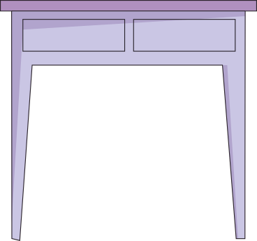 Lilac coffee table PNG、SVG