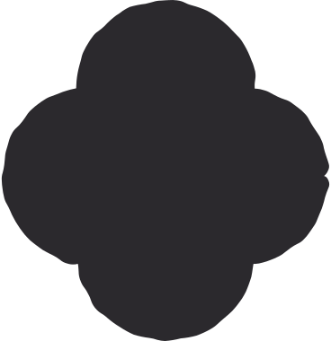 quatrefoil black PNG, SVG