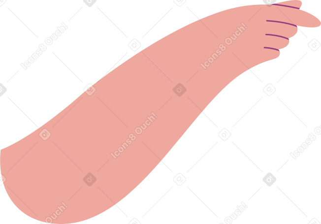 pastry chef's hand Illustration in PNG, SVG