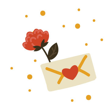 Love letter PNG, SVG