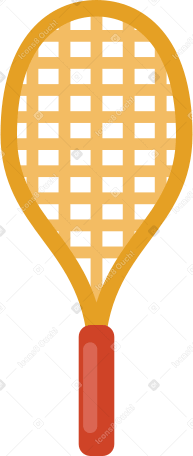 tennis racket Illustration in PNG, SVG
