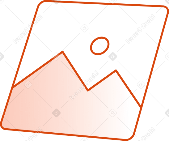 orangefarbenes bild PNG, SVG