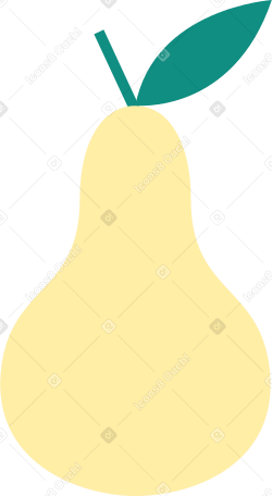 pear Illustration in PNG, SVG