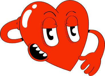 red living heart PNG、SVG