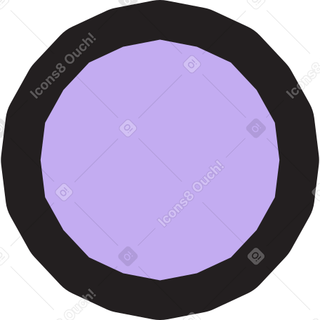 purple decorative circle Illustration in PNG, SVG