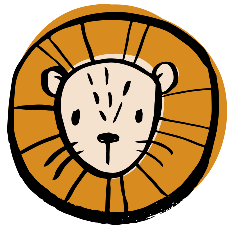 lion's head Illustration in PNG, SVG