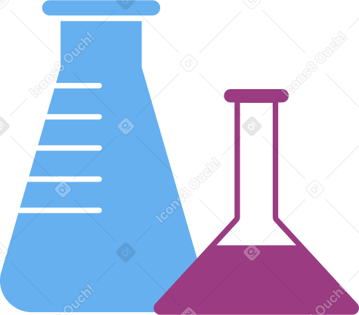 blue and burgundy vessel flask Illustration in PNG, SVG