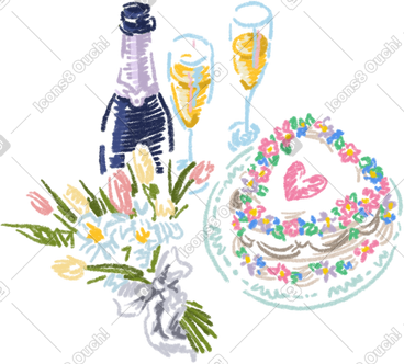 Wedding stuff PNG, SVG