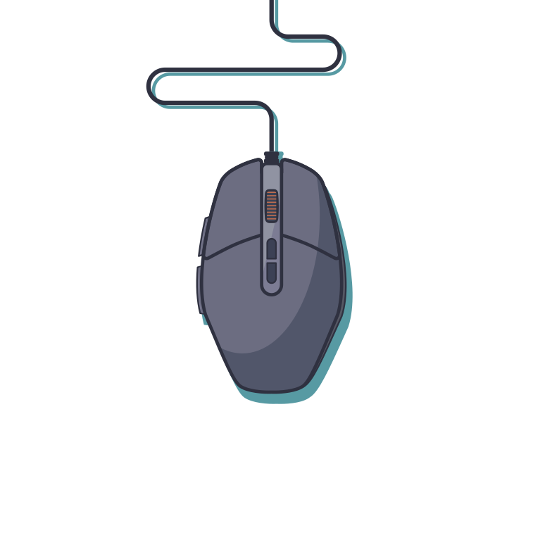 Immagine Vettoriale mouse da gioco in PNG e SVG in stile | Illustrazioni Icons8