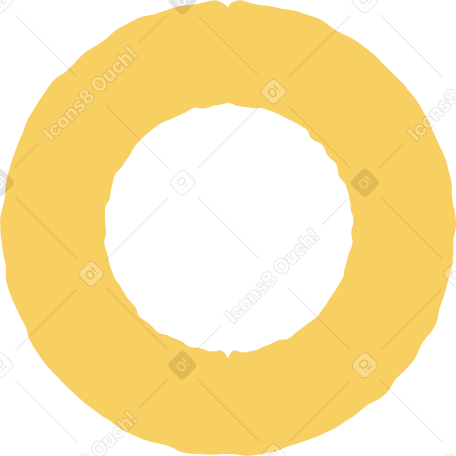 ring yellow Illustration in PNG, SVG