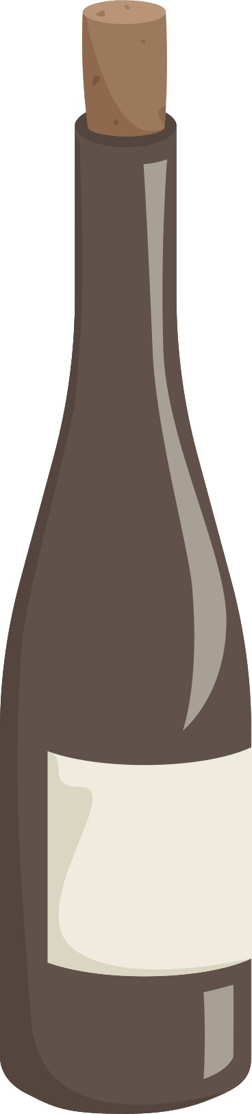 bottle of wine PNG, SVG