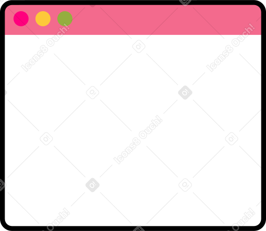 small browser window PNG, SVG