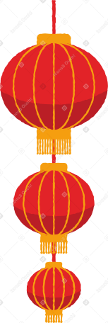 lantern chain PNG, SVG