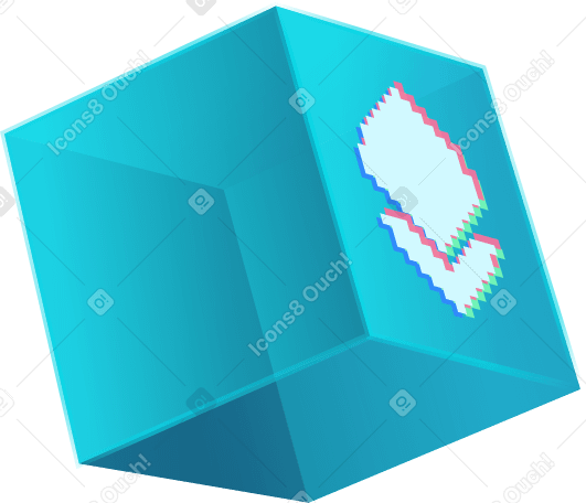 cubo etéreo PNG, SVG