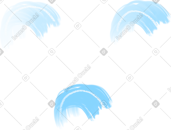 decor blue PNG, SVG