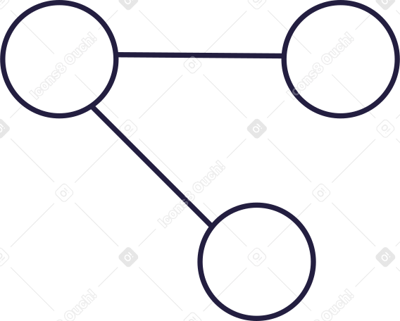 molecules Illustration in PNG, SVG