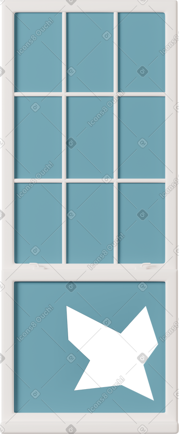 Broken window PNG, SVG