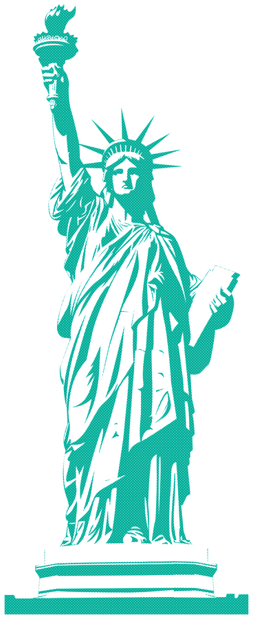 Statue of liberty PNG, SVG