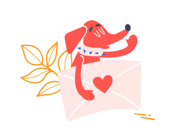 Sending love message  PNG, SVG