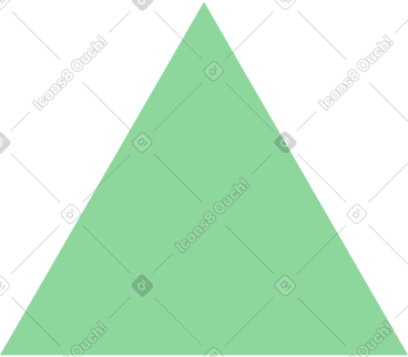 Green triangle PNG, SVG