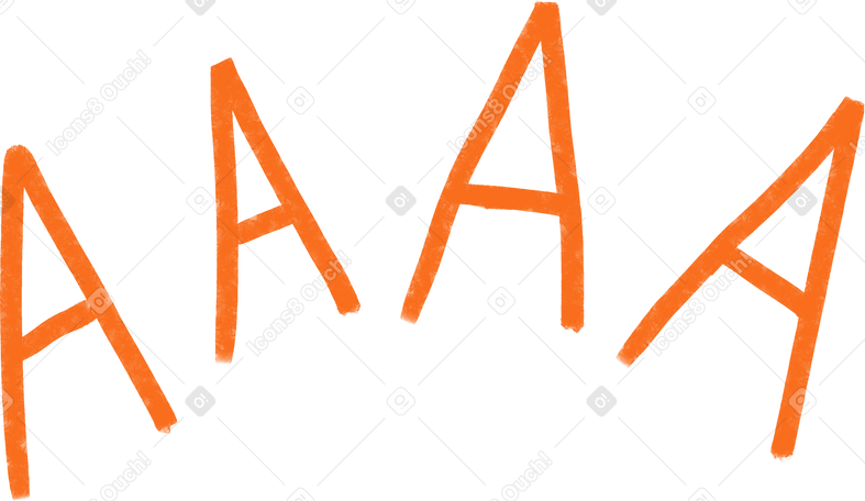 aaa scream PNG, SVG