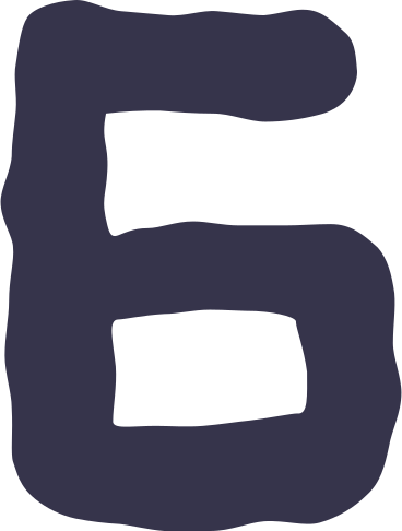 Number six PNG, SVG