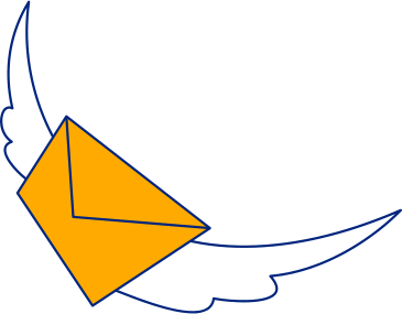 letter with wings PNG, SVG