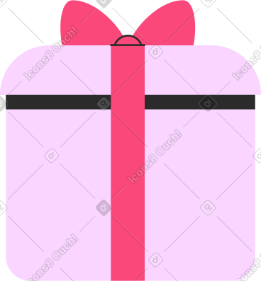 Present round box PNG, SVG