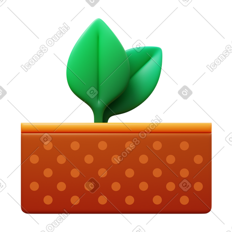 3D soil PNG, SVG