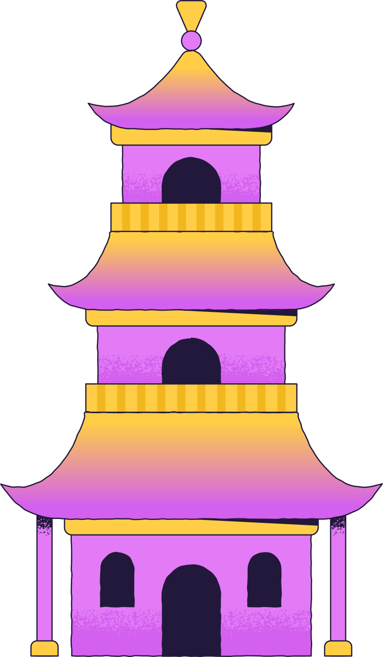 pagoda Clipart illustration in PNG, SVG