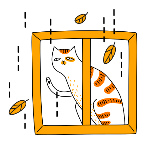 Fall has come Illustration in PNG, SVG