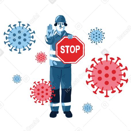 Stopping COVID-19 PNG, SVG