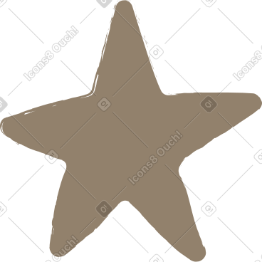 Dark grey star PNG, SVG