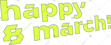 Text happy 8 march PNG, SVG