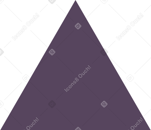 violet triangle Illustration in PNG, SVG