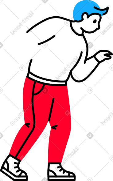 Man without a hand PNG, SVG