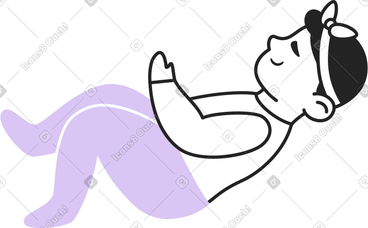 说谎的女婴 PNG, SVG