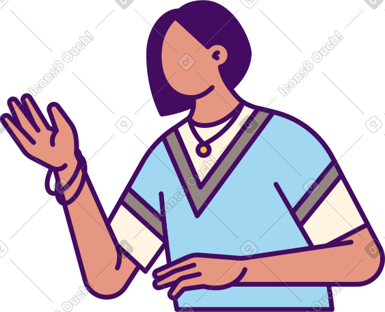 女人举起手 PNG, SVG